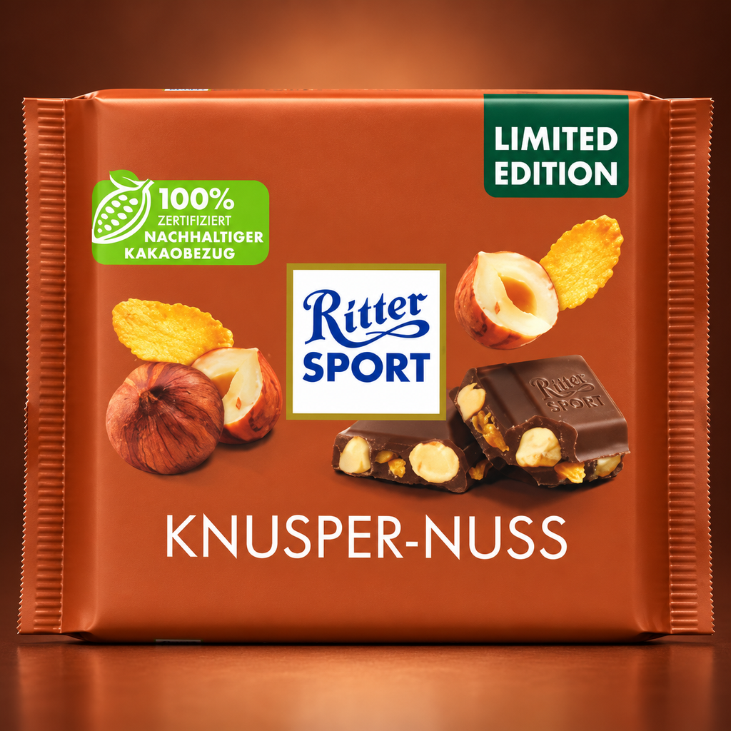 Ritter Sport Milk Hazelnuts w/ Corn Flakes (Germany)