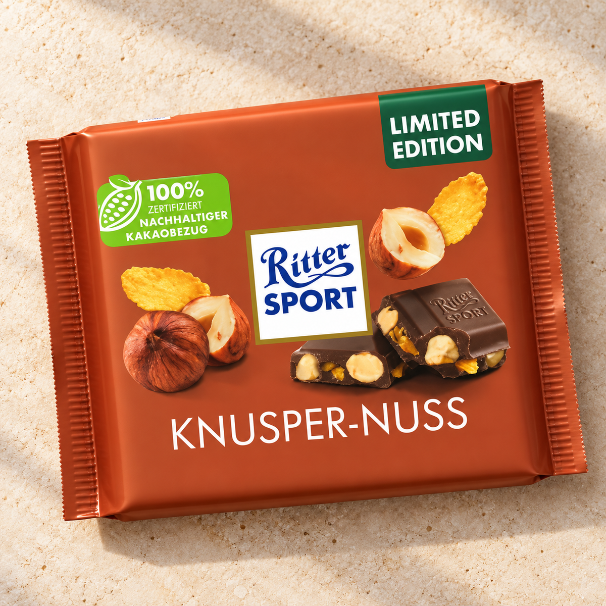 Ritter Sport Milk Hazelnuts w/ Corn Flakes (Germany)