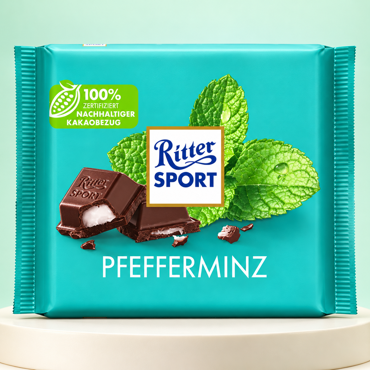 Ritter Sport Dark Peppermint 100g (Germany)