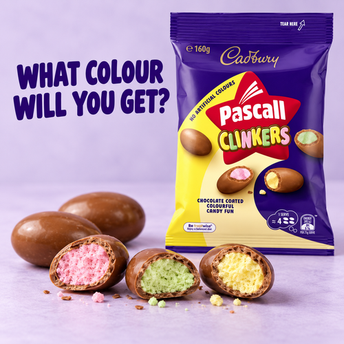 Cadbury Pascall Clinkers Candy & Chocolate