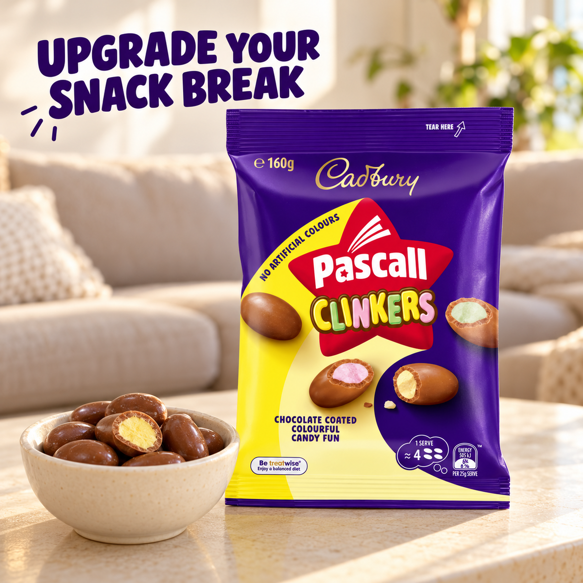 Cadbury Pascall Clinkers Candy & Chocolate