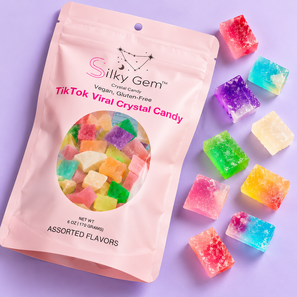 Silky Gem Crystal Candy Snack Bites 6oz
