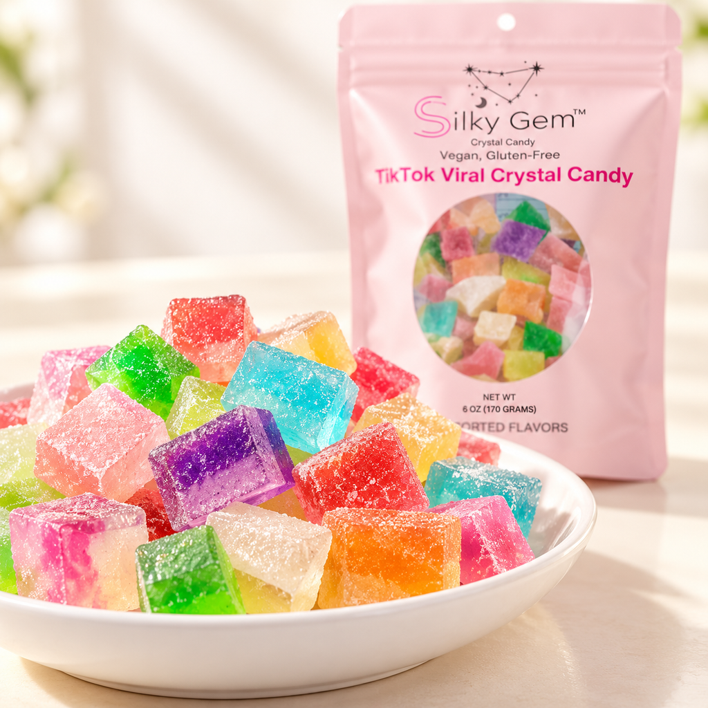 Silky Gem Crystal Candy Snack Bites 6oz