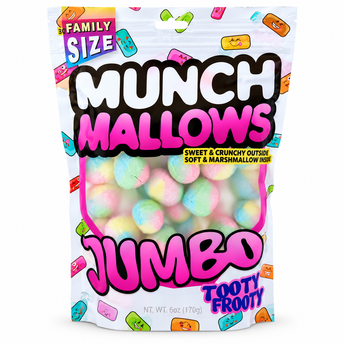 Viral Jumbo Tooty Frooty Munch Mallows