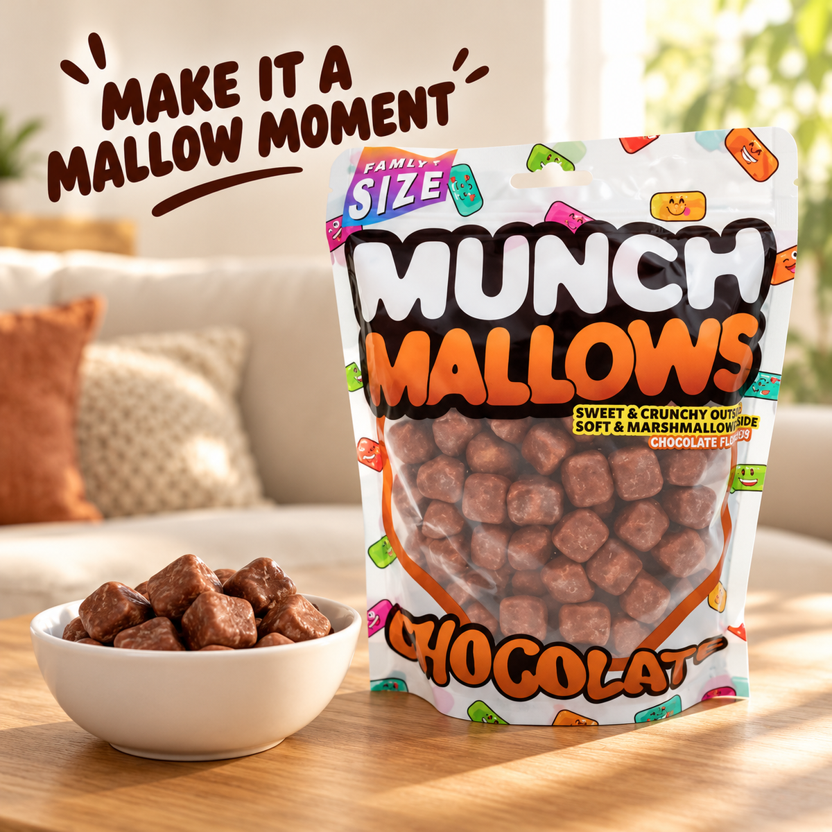 Viral Munch Mallows Chocolate Flavor