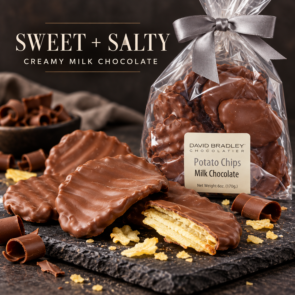 Milk Chocolate covered Potato Chips