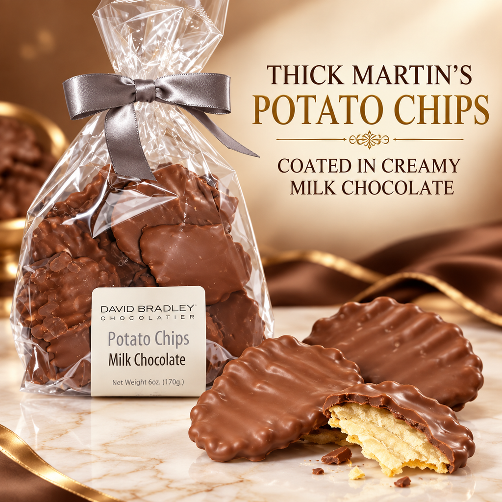 Milk Chocolate covered Potato Chips