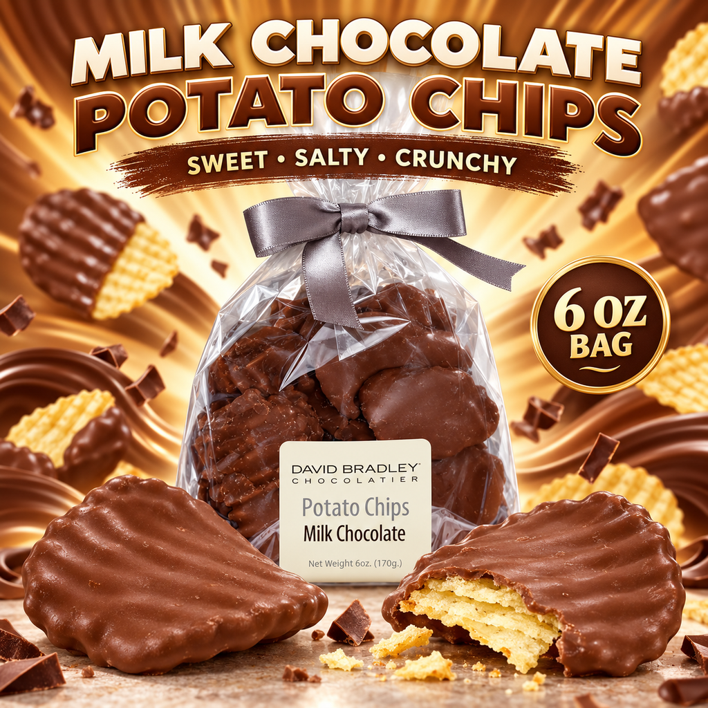 Milk Chocolate covered Potato Chips