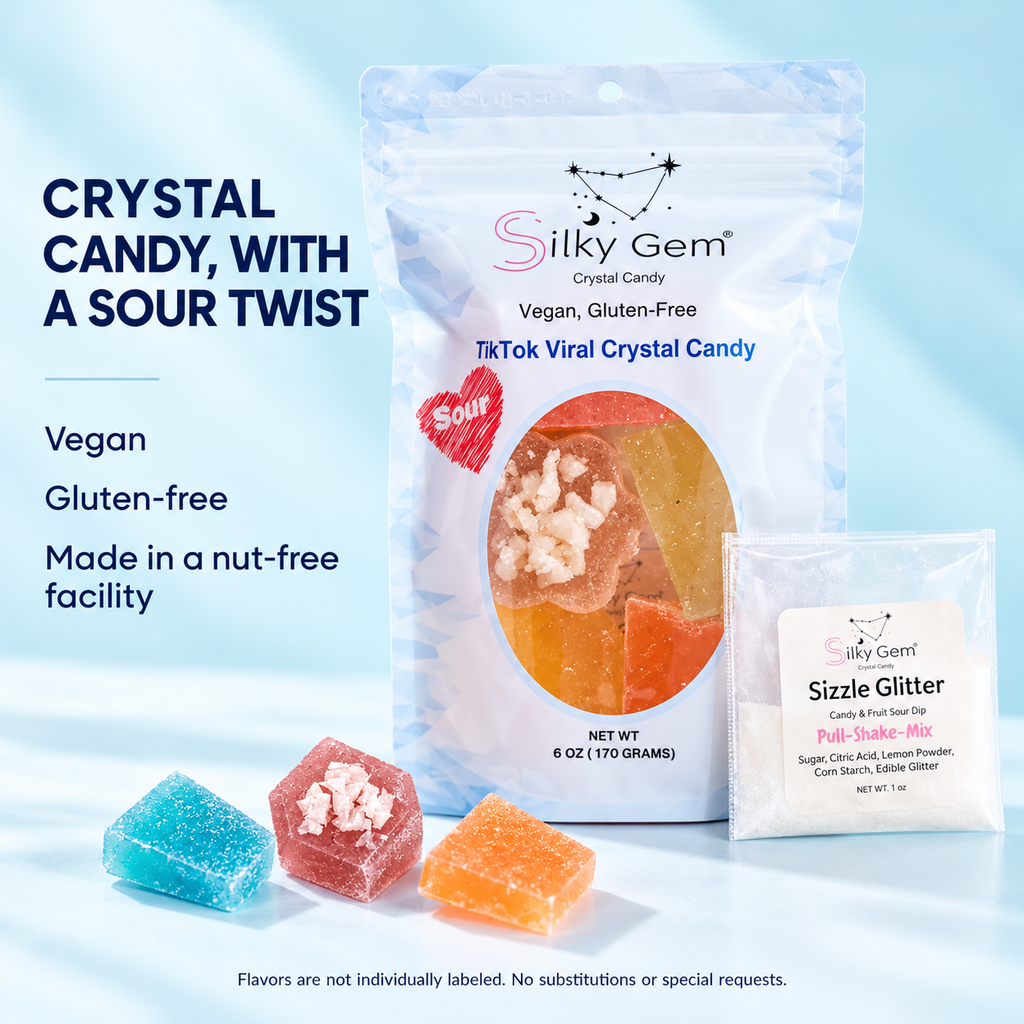 Silky Gem Crystal Candy Sour Bites