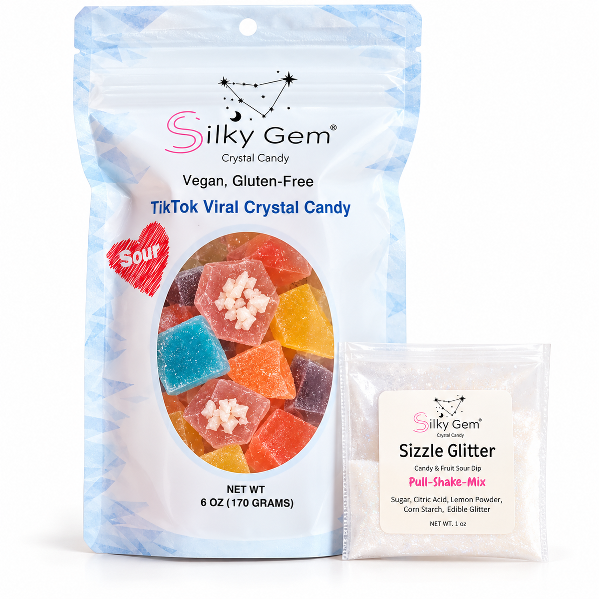 Silky Gem Crystal Candy Sour Bites