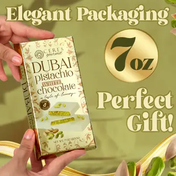 Viral White Chocolate Dubai Bar Large 7oz